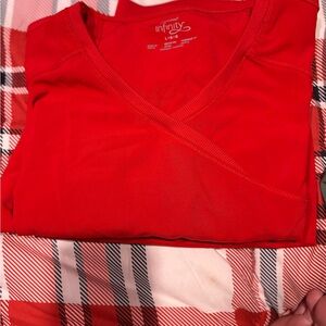 Cherokee Infinity Red Scrub Set